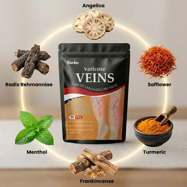 Spider & Varicose Vein Patches | Natural Herbal Therapy for Swelling, Fatigue & Vein Health