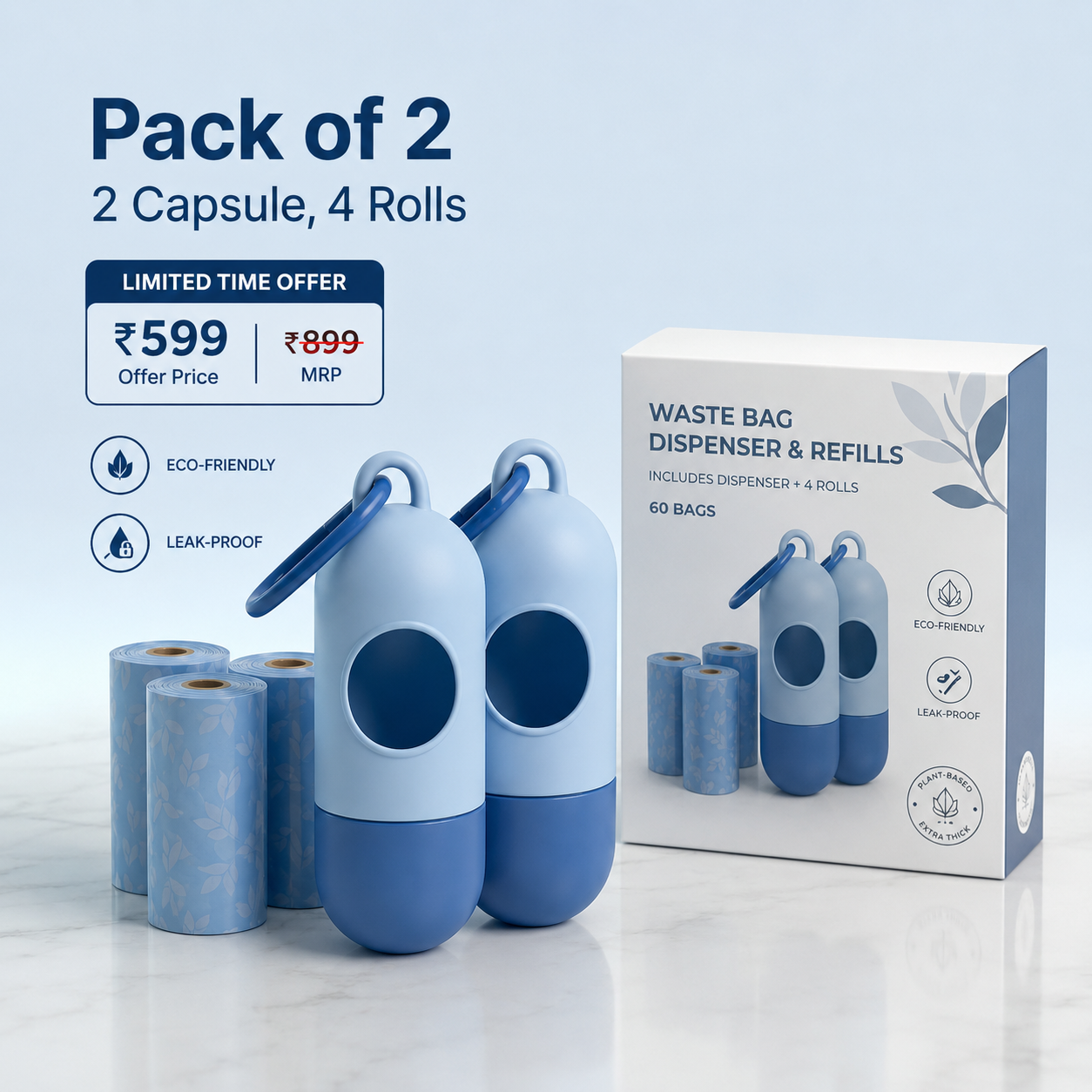 Multipurpose Portable Travel Hygiene Kit
