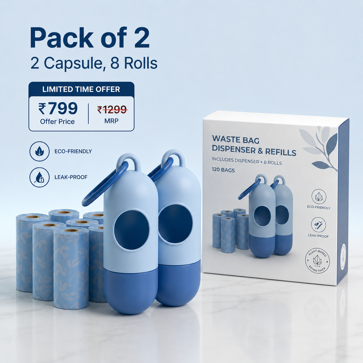 Multipurpose Portable Travel Hygiene Kit